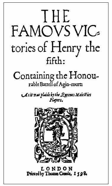 FAMOVS VICTORIES of HENRY THE FIFTH